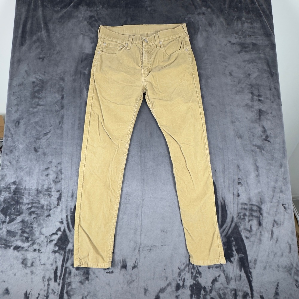 Levi's 511 Slim Corduroy Pants Mens 32x32 Tan Khaki 28833-1167